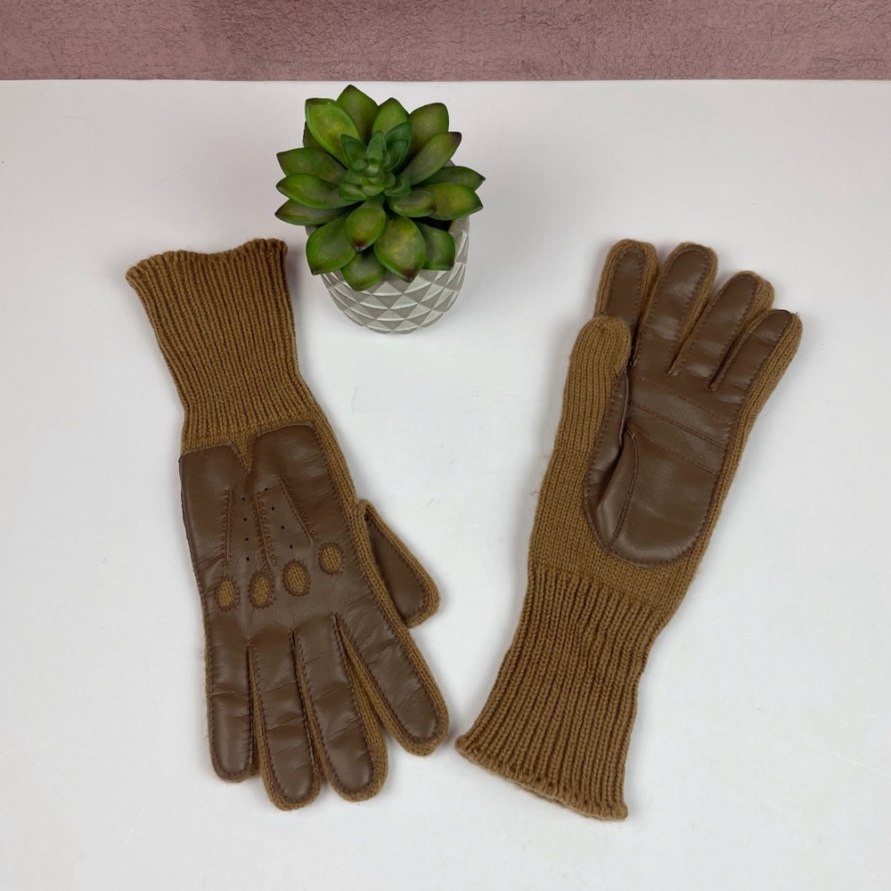Aris Vintage Brown Tan Gloves Men Comfort Warm Winter